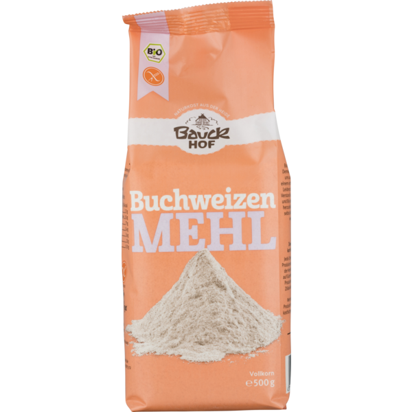 Bauckhof Buchweizenmehl glutenfrei 500g Packung