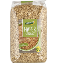 Dennree Hafer geschält 1kg Packung