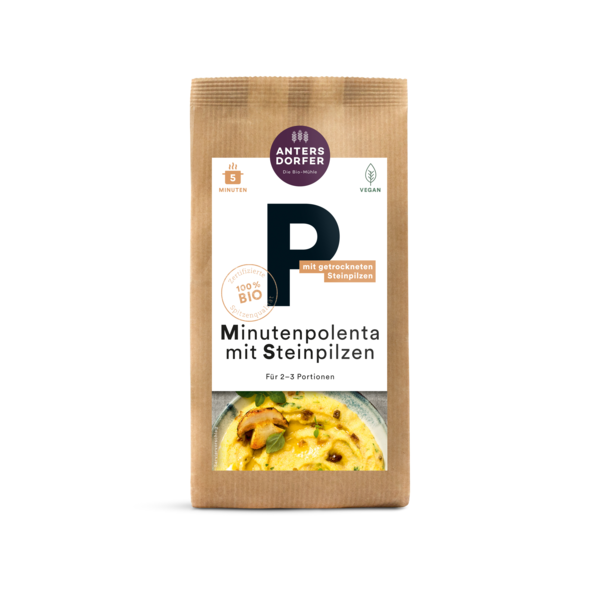 Antersdorfer Mühle Minutenpolenta Steinpilz