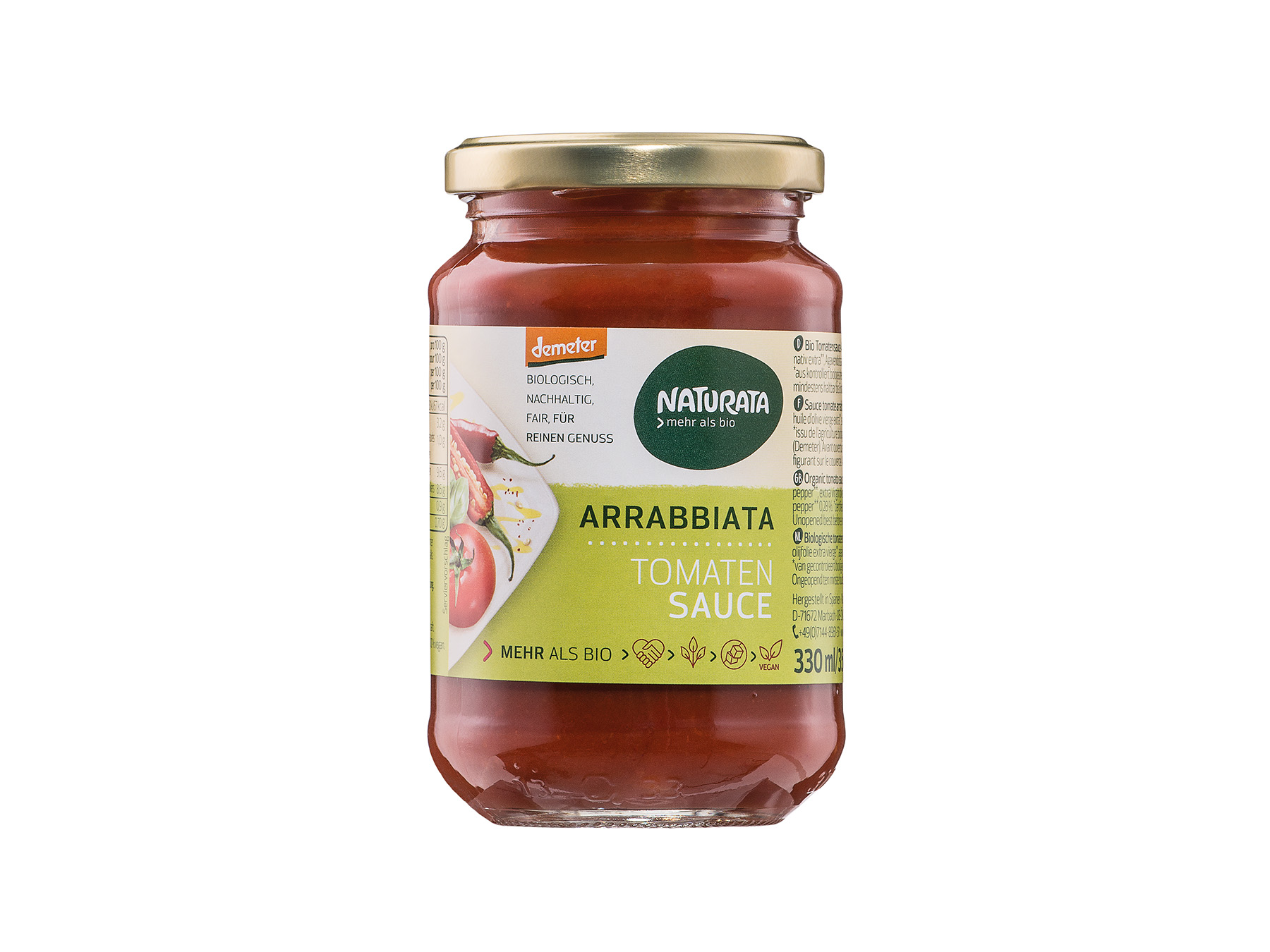 Naturata Bio Arrabbiata Tomatensauce