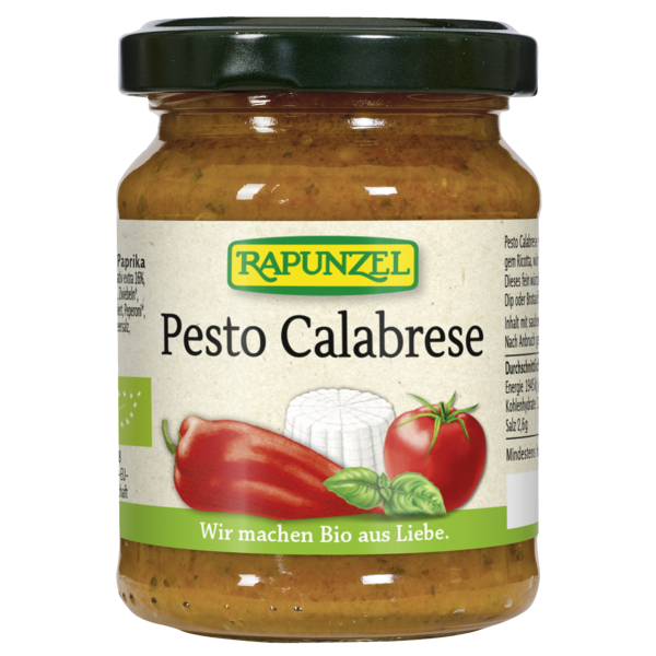 Rapunzel Pesto Calabrese 130ml Glas