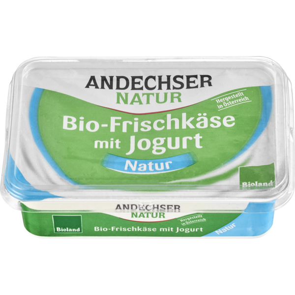 Andechser Frischkäse Natur 175g Packung