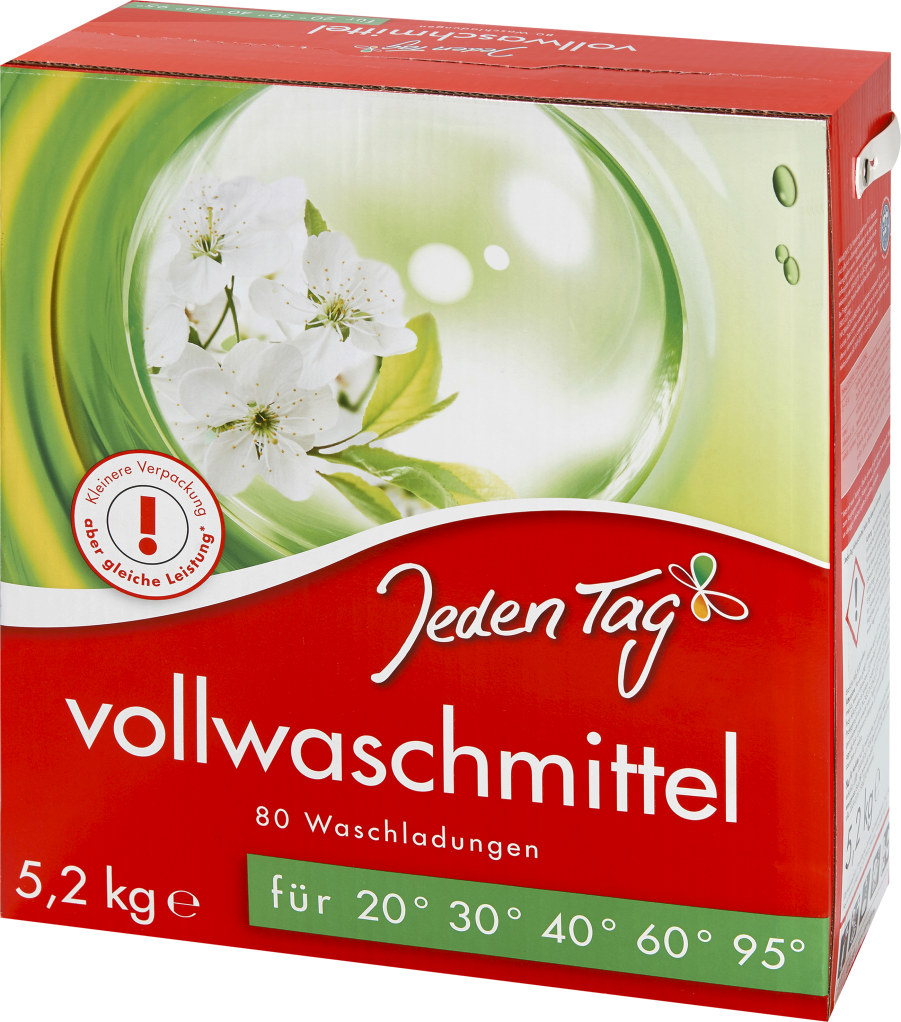 Jeden Tag Vollwaschmittel 80 Waschgänge online kaufen | MPREIS Onlineshop