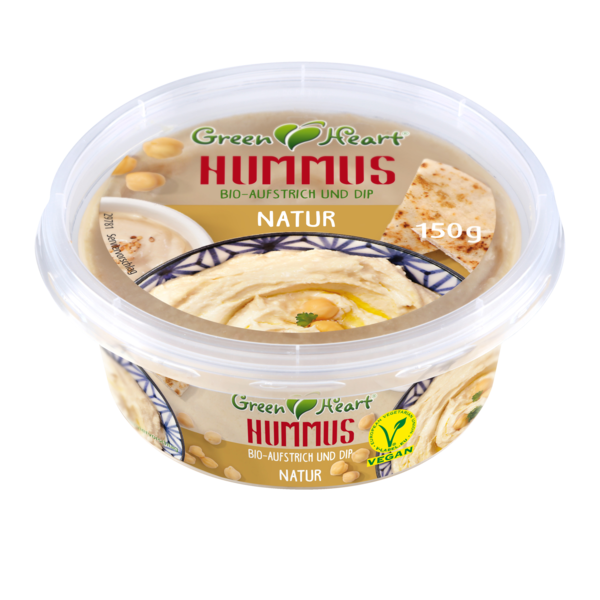 Green Heart Hummus Natur 150g Becher