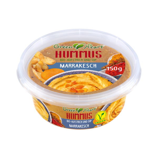 Green Heart, Hummus Marrakesch 150g Becher