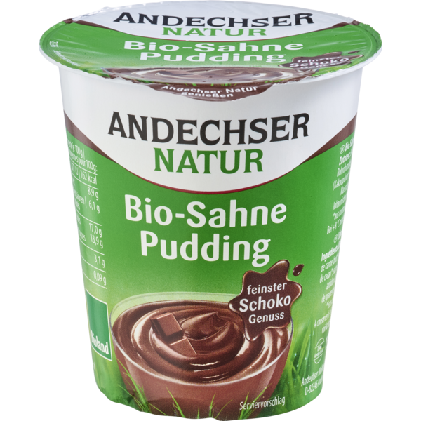 Andechser Sahnepudding Schokolade 150g Becher