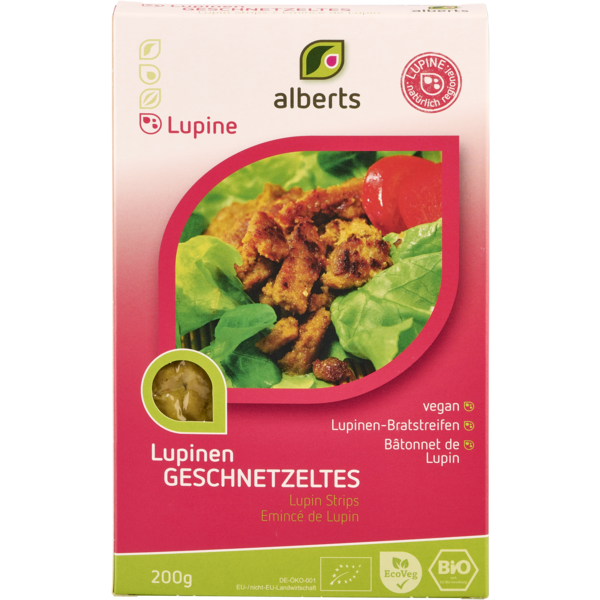 Lupinen Geschnetzeltes 200g Packung