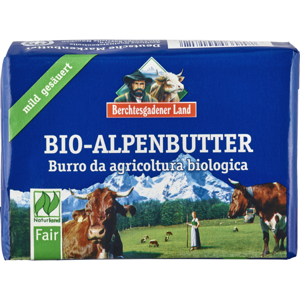 Berchtesgardener Land Bio-Alpenbutter 250g Packung