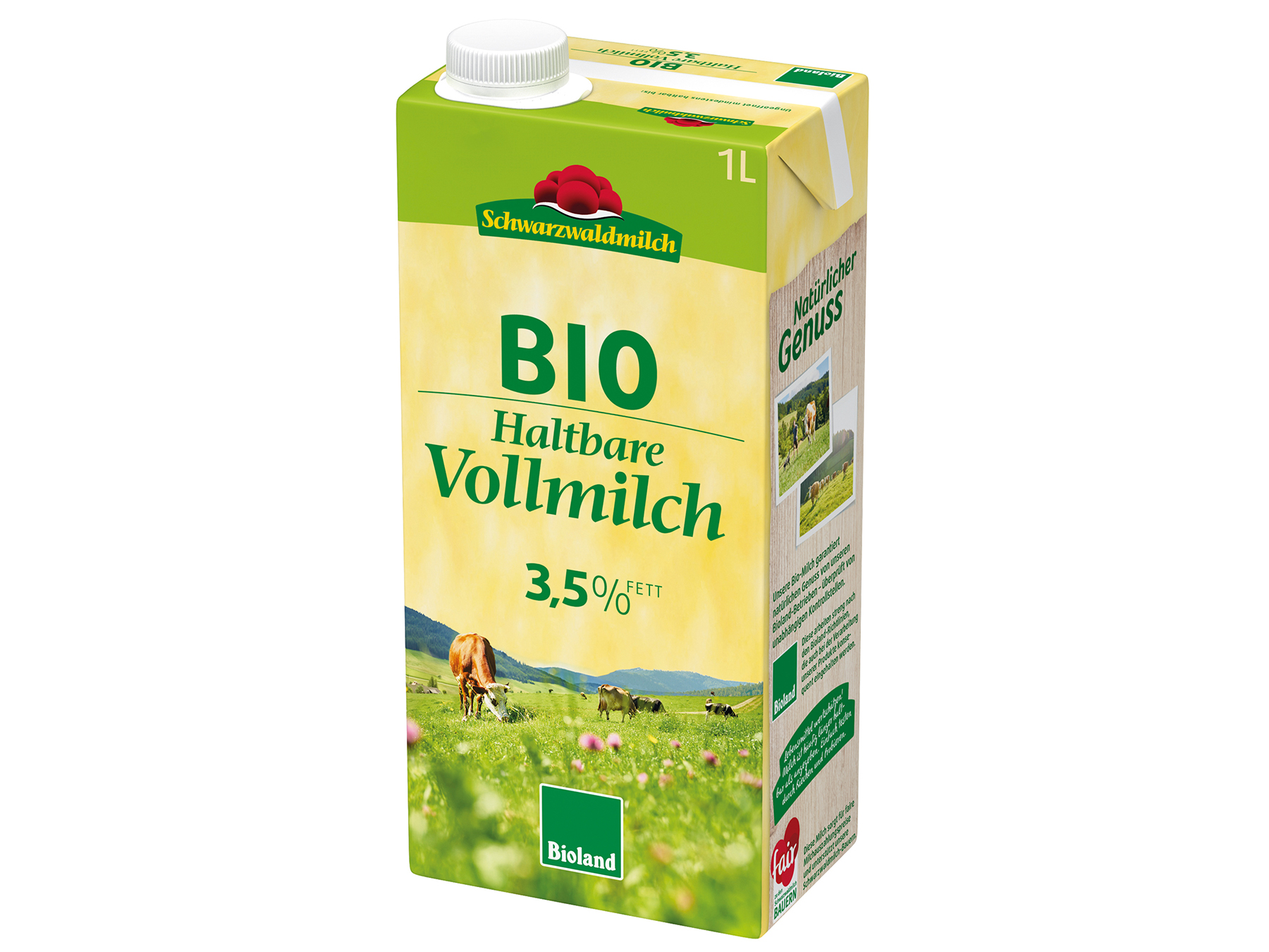 Schwarzwaldmilch Bioland haltbare Vollmilch 3,5%