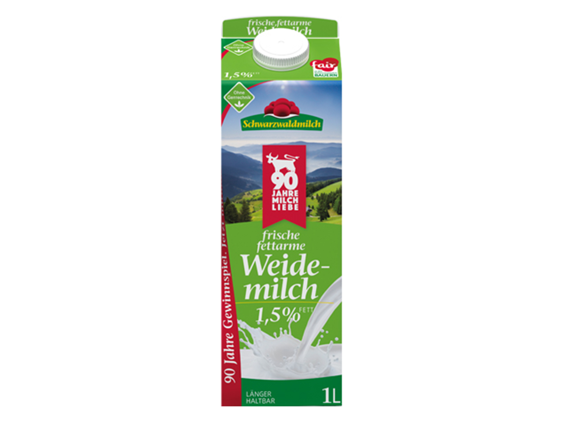 Schwarzwaldmilch frische fettarme Weidemilch 1,5 %