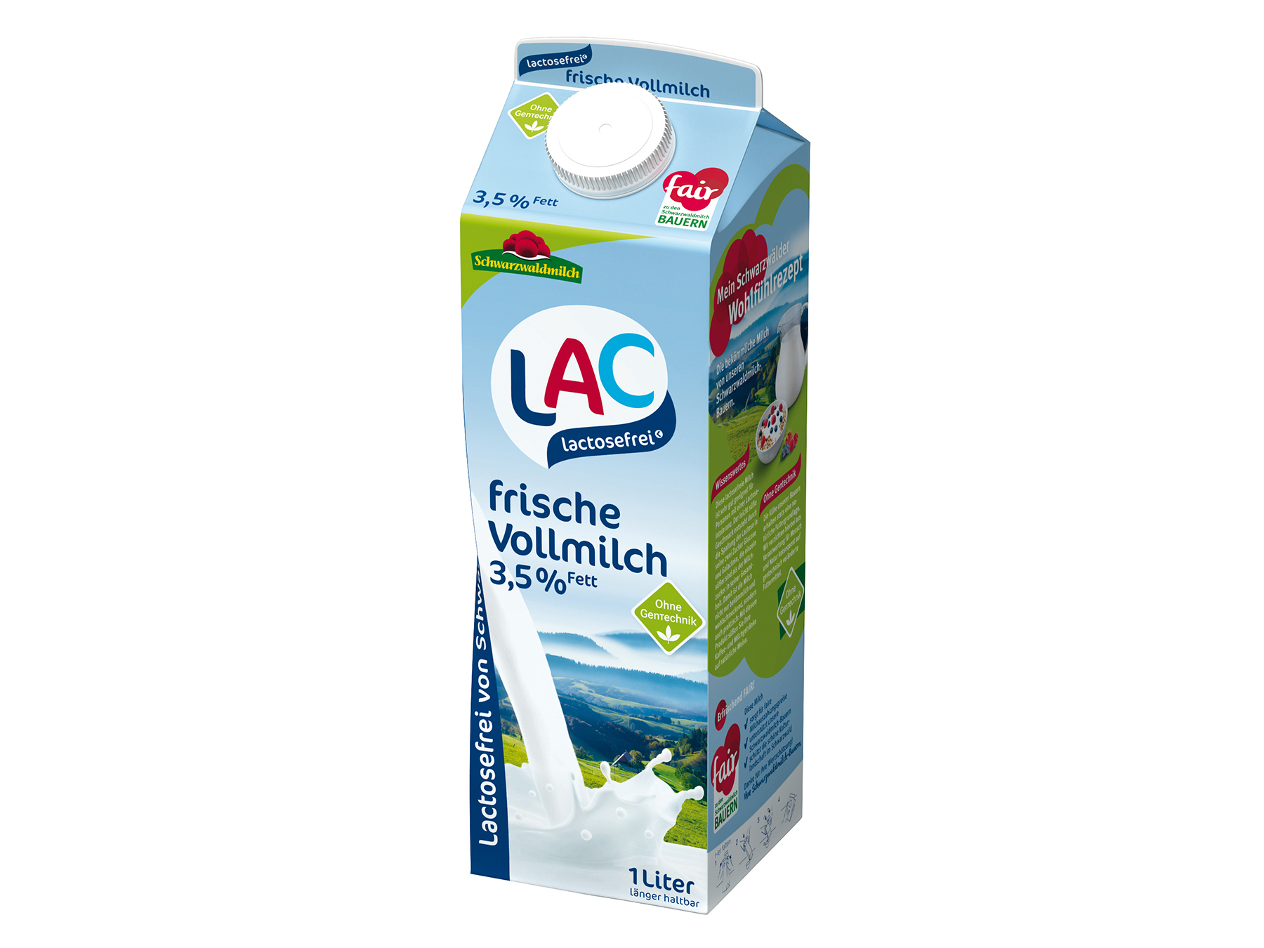 Schwarzwaldmilch LAC lactosefreie frische Vollmilch 3,5 %