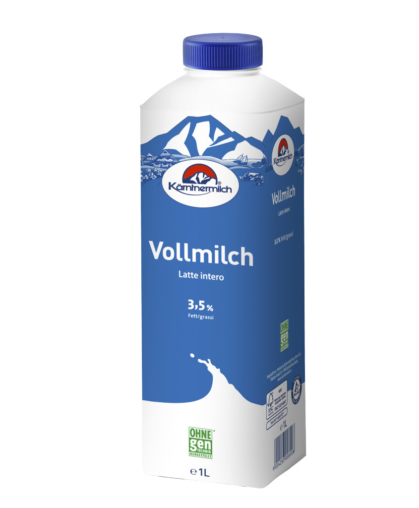 Kärntnermilch Vollmilch länger frisch 3,5 1,0 Liter online kaufen MPREIS Kärntnermilch Vollmilch länger frisch 3,5 1,0 Liter online kaufen MPREIS