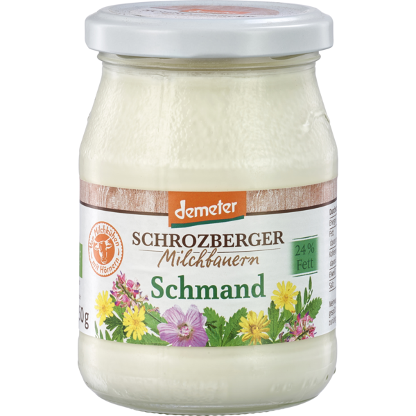 Schrozberger Milchbauern Schmand  250g Pfandglas