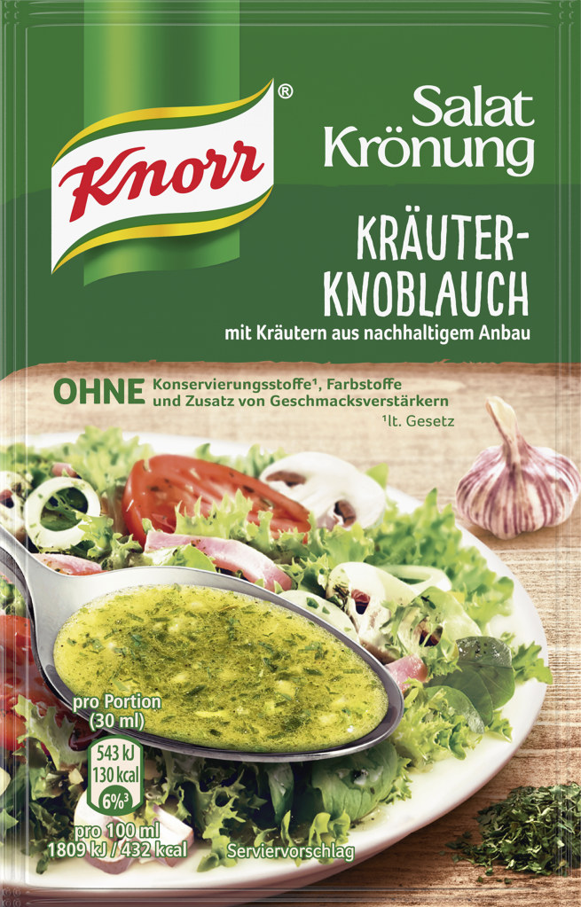 Knorr Salatkrönung Salatdressing Kräuter-Knoblauch online kaufen ...