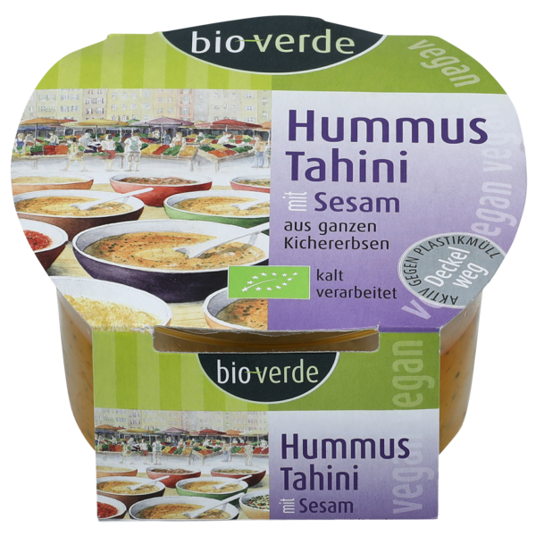 Bio Verde Hummus Tahini 150g Becher