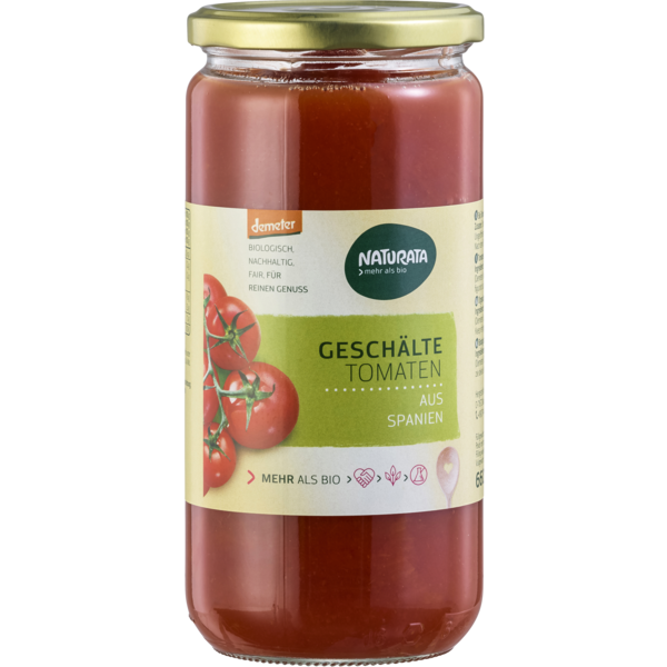 Naturata Tomaten geschält 660g Glas