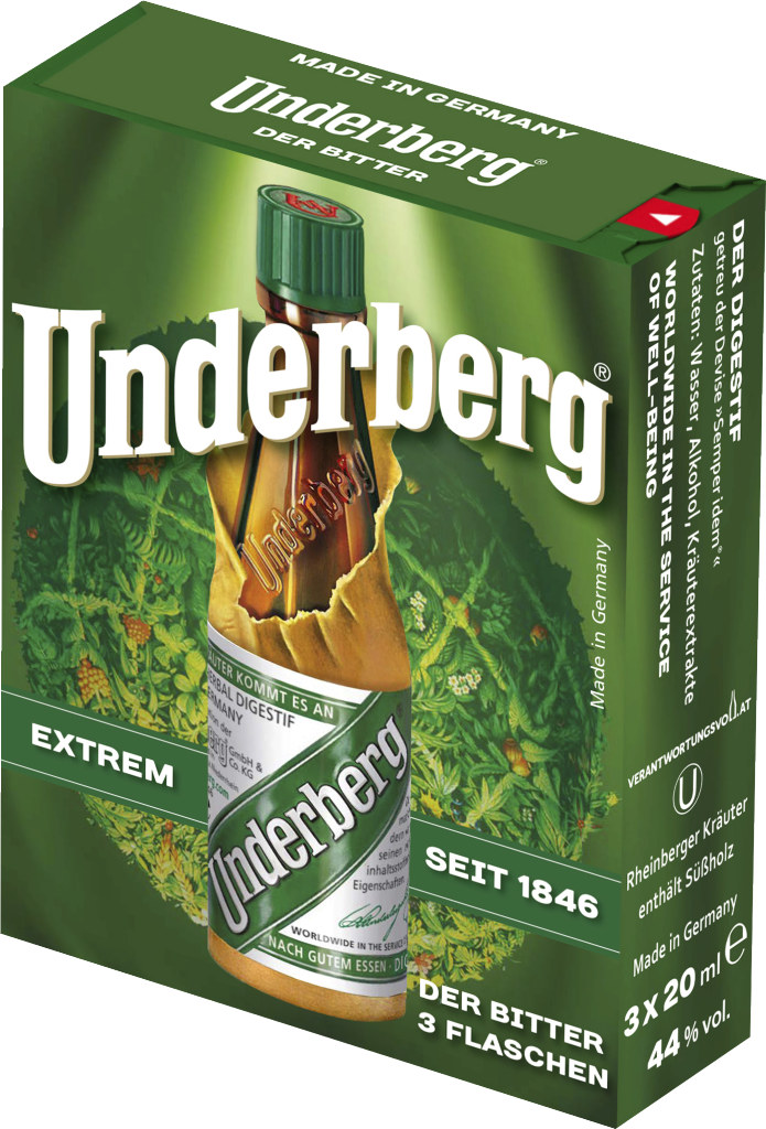 Underberg Rheinberger Kräuterlikör 44% 3er-Packung online kaufen | MPREIS Onlineshop