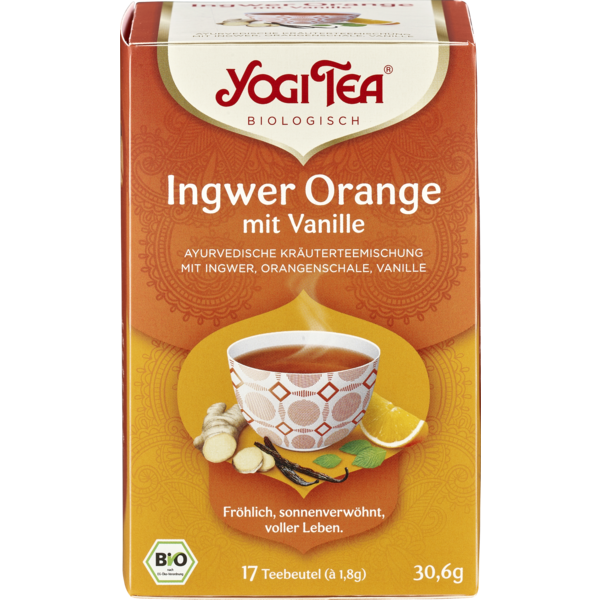 Yogi Tea Ingwer Orange Vanille 17 Teebeutel