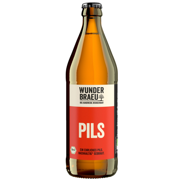 Wunderbräu Pils 0,5l Pfandflasche