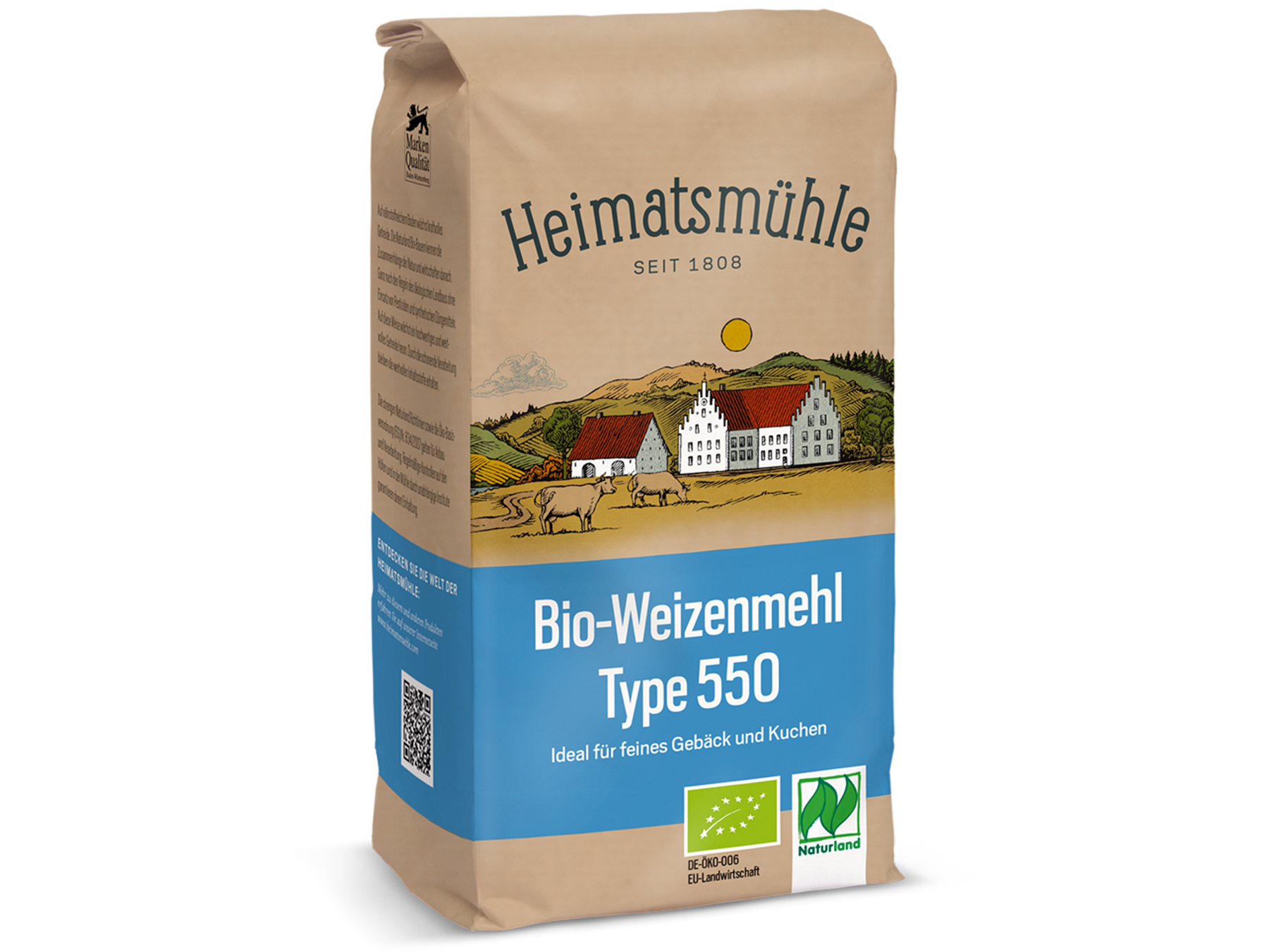 Heimatsmühle Bio-Weizenmehl Type 550