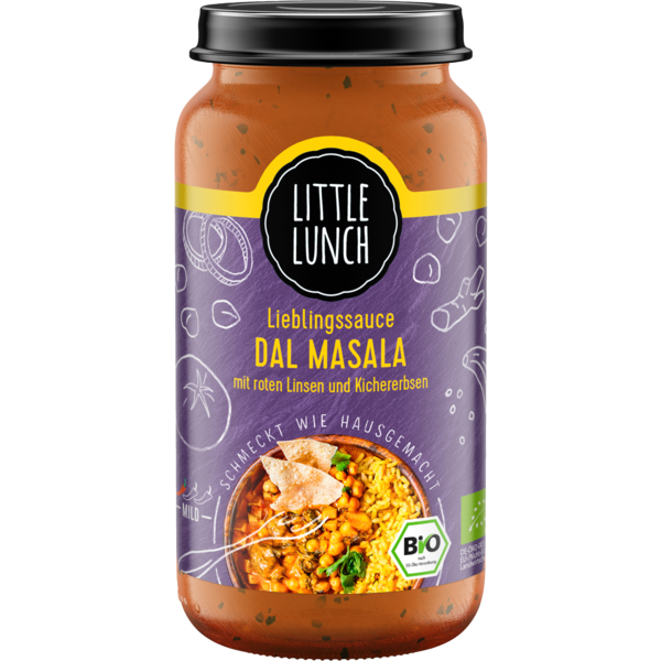 Little Lunch Lieblingssauce Dal Masala 250g Glas