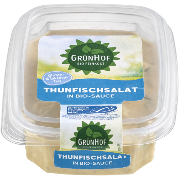 Grünhof Thunfischsalat in Sauce 125g Packung