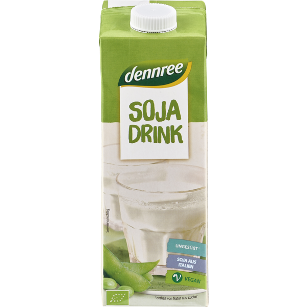 Dennree Soja Drink Natur 1l Tetra Pack