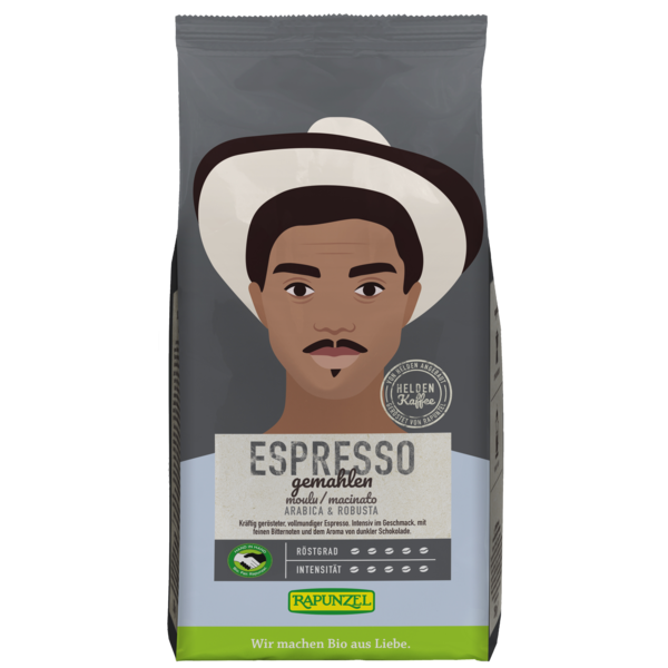 Rapunzel Heldenkaffee Espresso gem. 250g Packung