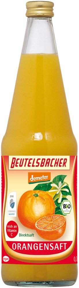 Beutelsbacher Orangensaft 0,7l Pfandflasche