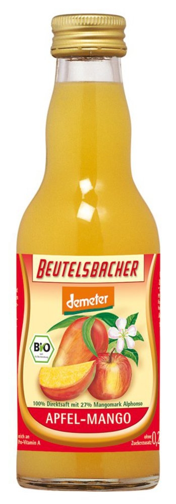 Beutelsbacher Apfel-Mango 0,2l Pfandflasche