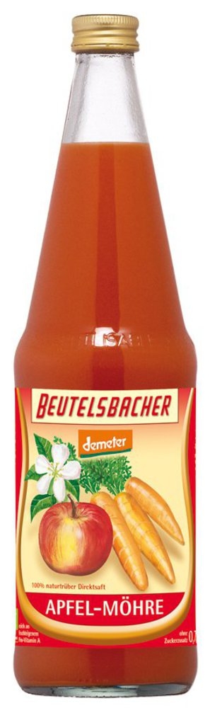 Beutelsbacher Apfel-Möhren Direktsaft 0,7l Pfandflasche