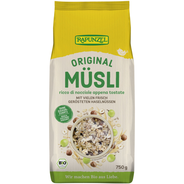 Rapunzel Original Müsli 750g Packung