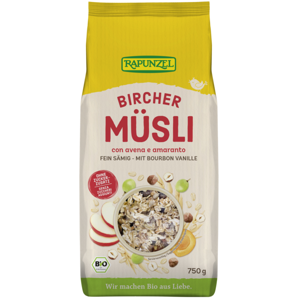 Rapunzel Bircher Müsli 750g Packung