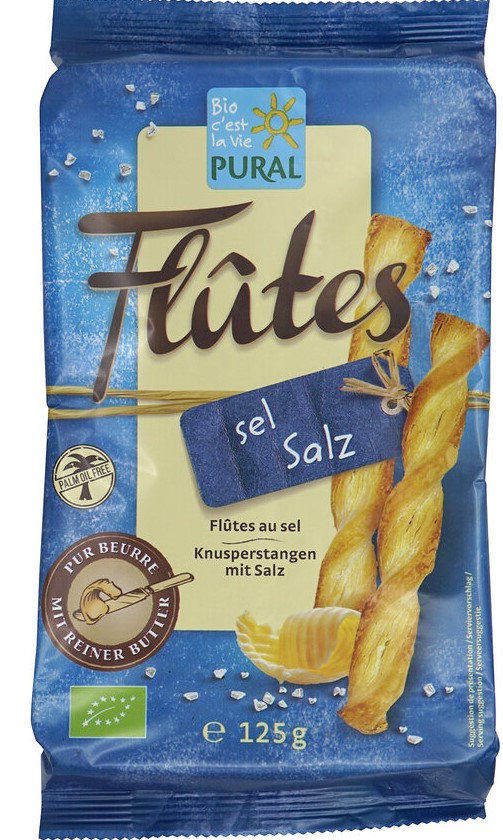 Pural Flûtes mit Salz