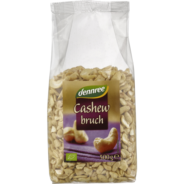 Dennree Cashewbruch 500g Packung