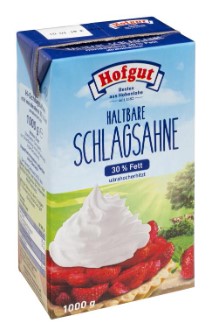 Hofgut haltbare Schlagsahne 30% 1 l