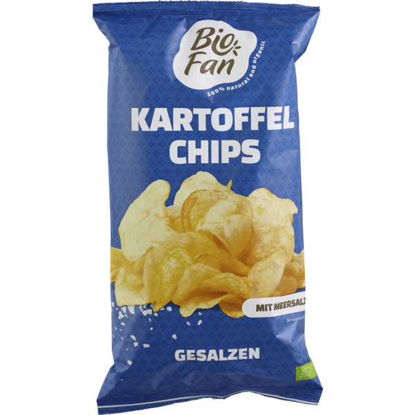 Biofan Kartoffelchips Salz 125g