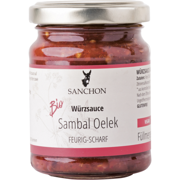 Sanchon Sambal Oelek 125g Glas