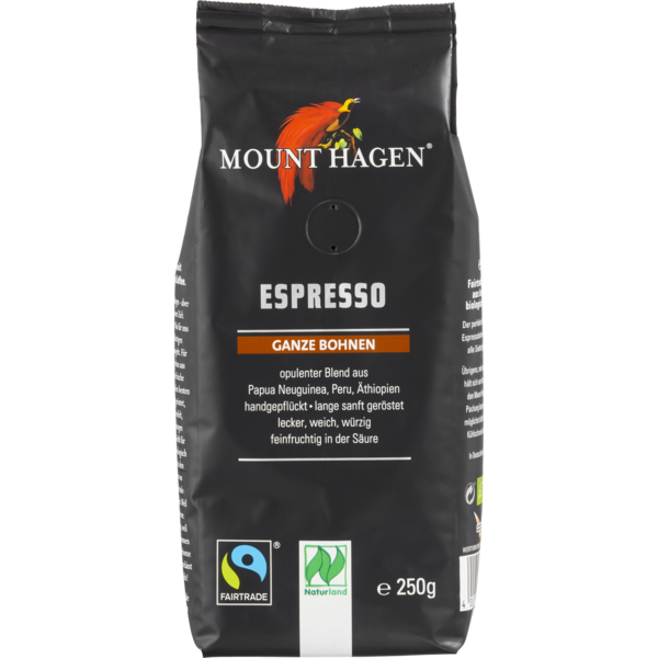 Mount Hagen Espresso gem. 250g Packung