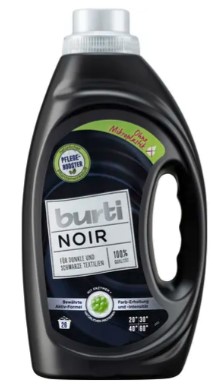 burti Liquid Flüssigwaschmittel NOIR für dunkle oder schwarze Textilien