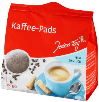 Jeden Tag Kaffeepads mild 20er