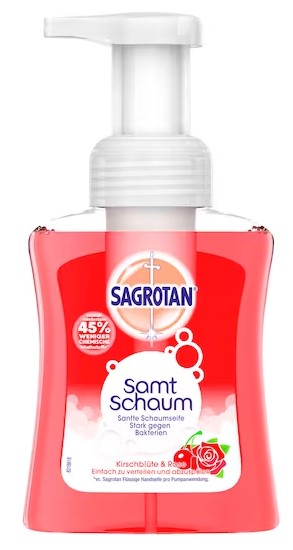 SAGROTAN Samt-Schaum Kirschblüte & Rose 250ml