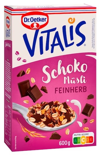 Dr. Oetker Vitalis Schoko-Müsli feinherb 600g