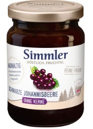 Simmler Feine Frucht Schwarze Johannesbeere ohne Kerne