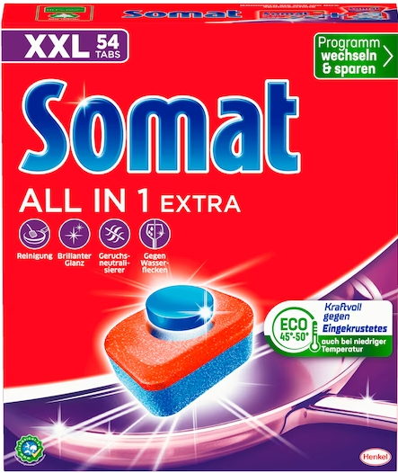 Somat 10 All in 1 Extra Spülmaschinen-Tabs XXL