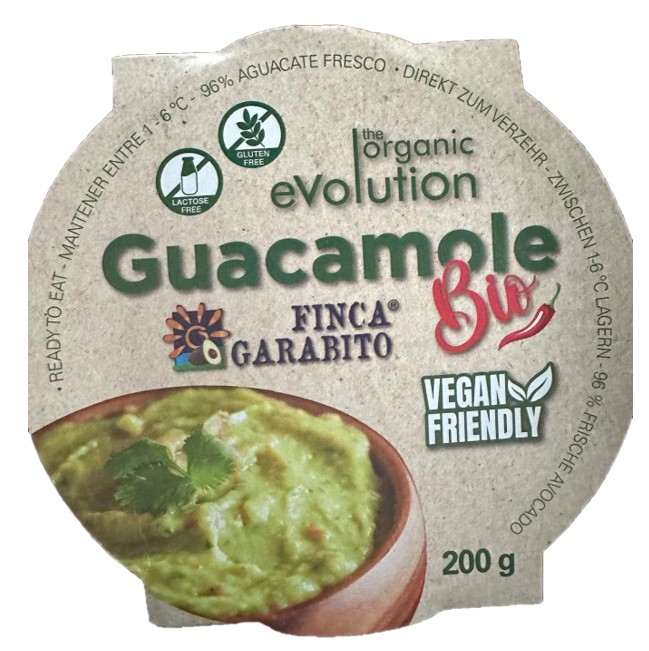 The organic Revolution Guacamole 200g Becher