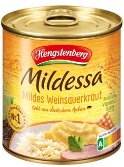 Hengstenberg Mildessa Mildes Weinsauerkraut