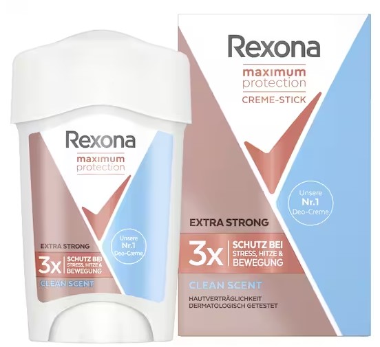 Rexona Deo Creme Maximum Protection Clean Scent 45ml