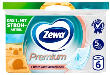 Zewa Premium Toilettenpapier 5-lagig 6x110 Blatt