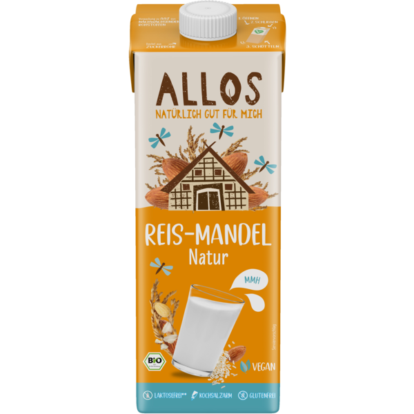 Allos Reis Mandel Drink 1l Tetra Pack